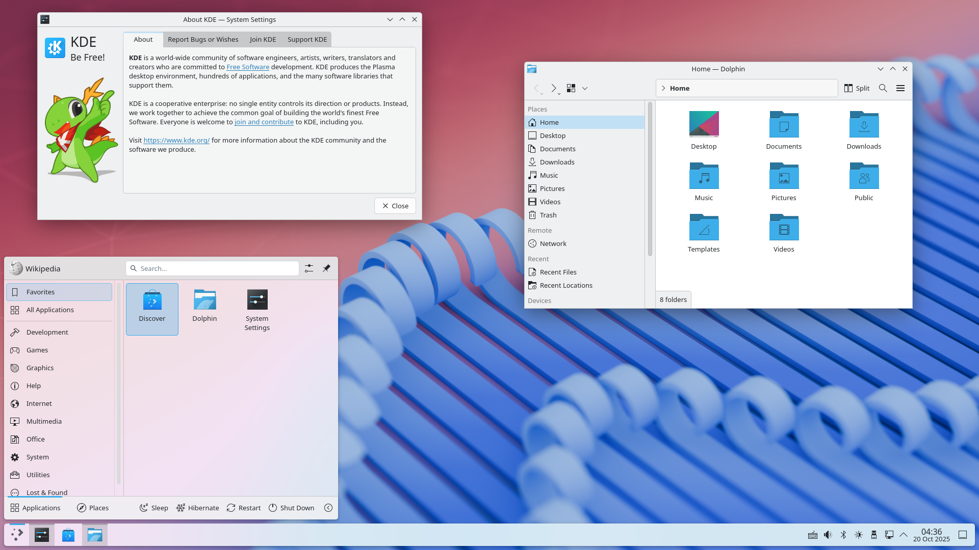 KDE Plasma Desktop